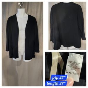 Size 1x Penningtons Black Cardigan